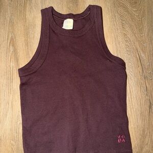 Zara Kids Deep Maroon Tank Top